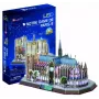 3D dėlionė CubicFun Notre Dame (Šviesos) DA-20509 – lengvas apšviestas modelis