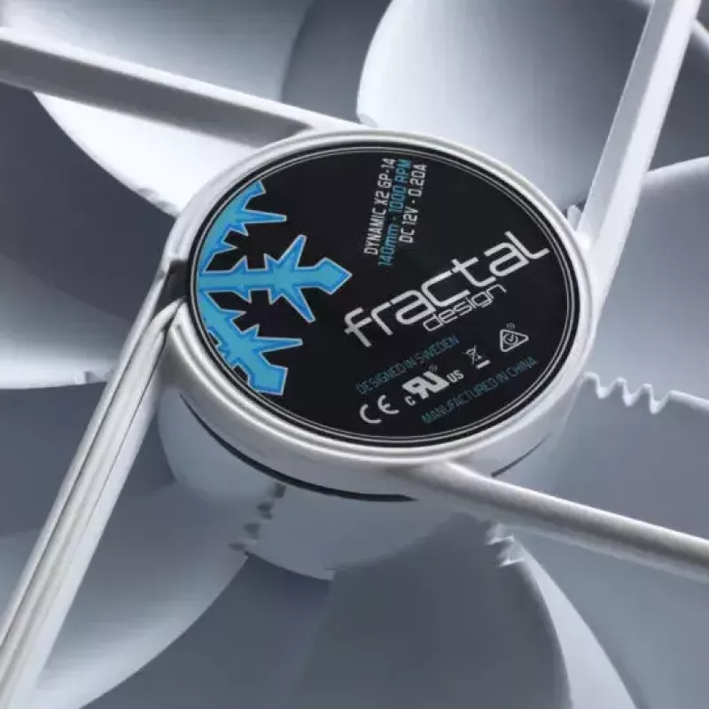 Ventiliatorius Fractal Design Dynamic X2 GP-14 140 mm juodas FD-FAN-DYN-X2-GP14-BK