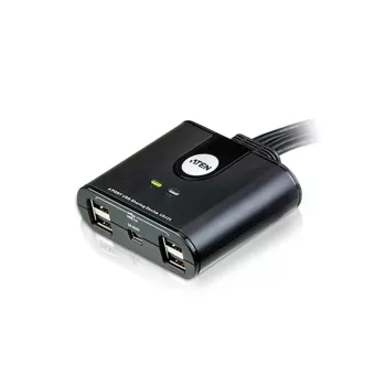 ATEN 4 prievadų USB 2.0 įrenginių dalinimosi įrenginys US424