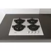 Whirlpool AKT 625/WH įmontuojama dujinė kaitlentė, 60 cm, 4 zonos, juoda/balta