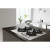 Whirlpool AKT 625/WH įmontuojama dujinė kaitlentė, 60 cm, 4 zonos, juoda/balta