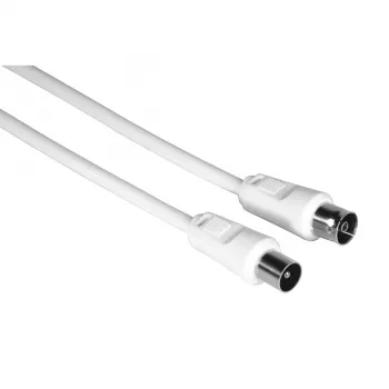 Koaksialinis kabelis Hama 00205030 5 m baltas