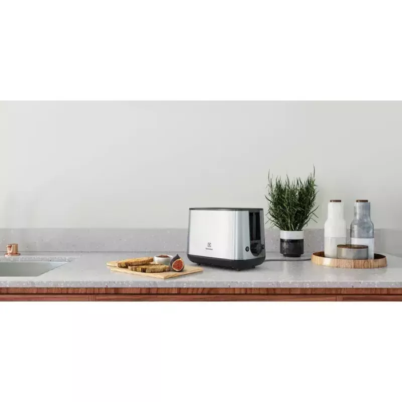 Elektrinis skrudintuvas Electrolux E3T1-3ST 7, 2 griežinėliai, 800 W, pilka, nerūdijantis plienas