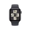 Išmanusis laikrodis Apple Watch SE GPS + Cellular 40 mm vidurnakčio aliuminio korpusas su vidurnakčio sportine juostele - S/M