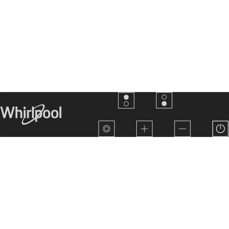 Whirlpool WRD 6030 B juoda įmontuojama 30 cm keraminė kaitlentė 2 zonos