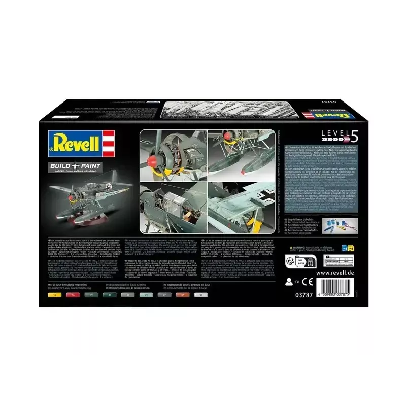 Plastikinis modelis REVELL ARADO AR 196A-3 jūrinis lėktuvas, 1:32 mastelio rinkinys