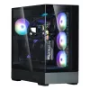 Korpusas Zalman P40 Prism Plus Midi Tower Juodas