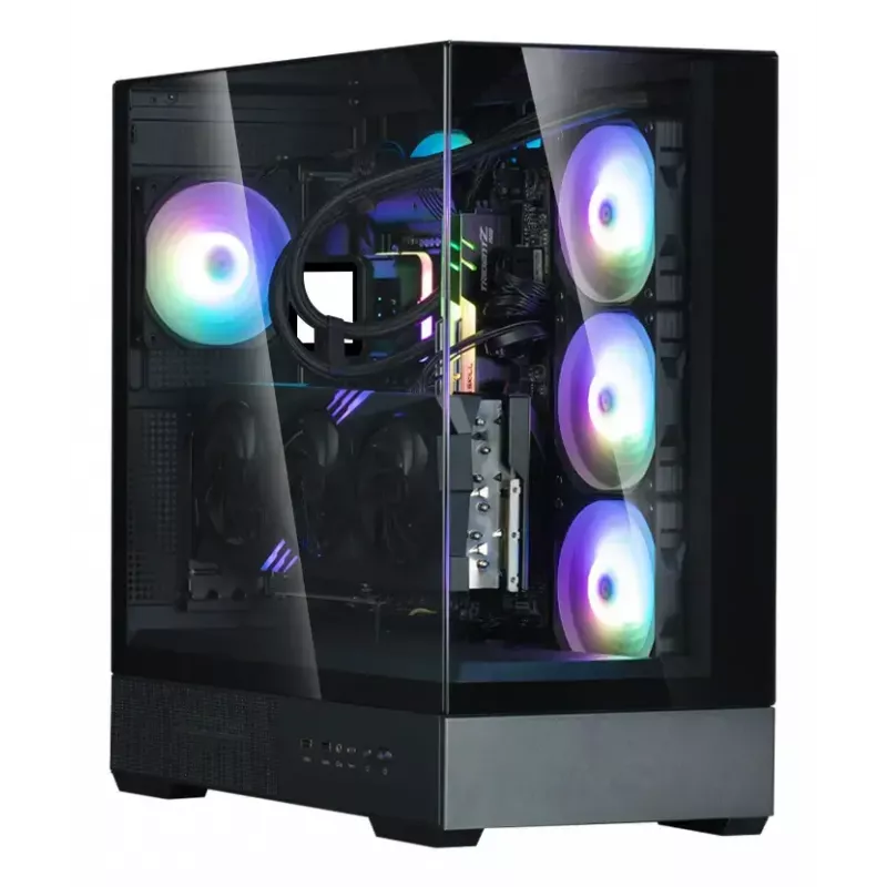 Korpusas Zalman P40 Prism Plus Midi Tower Juodas