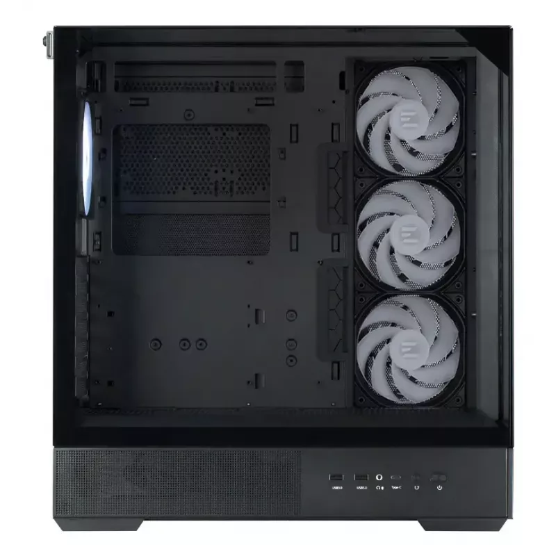 Korpusas Zalman P40 Prism Plus Midi Tower Juodas