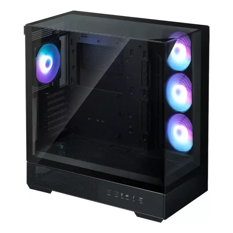 Korpusas Zalman P40 Prism Plus Midi Tower Juodas