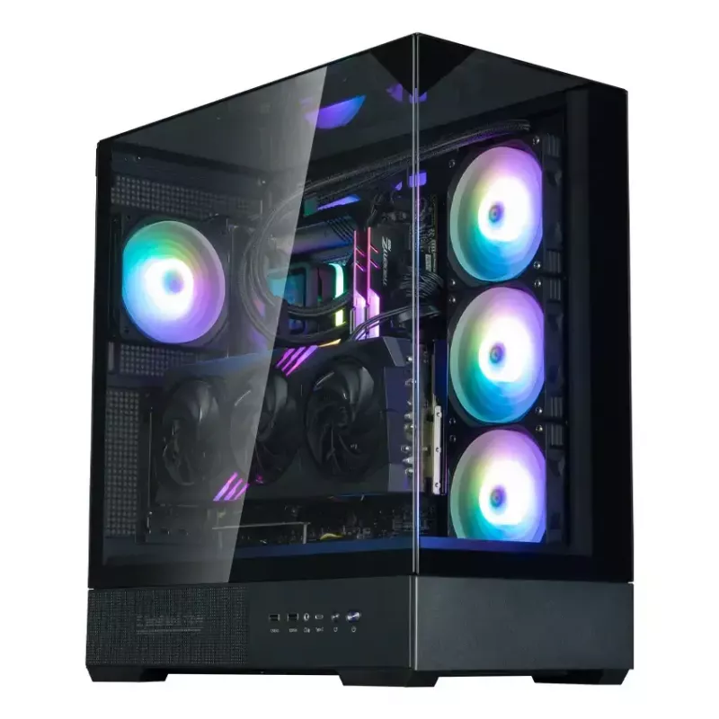 Korpusas Zalman P40 Prism Plus Midi Tower Juodas