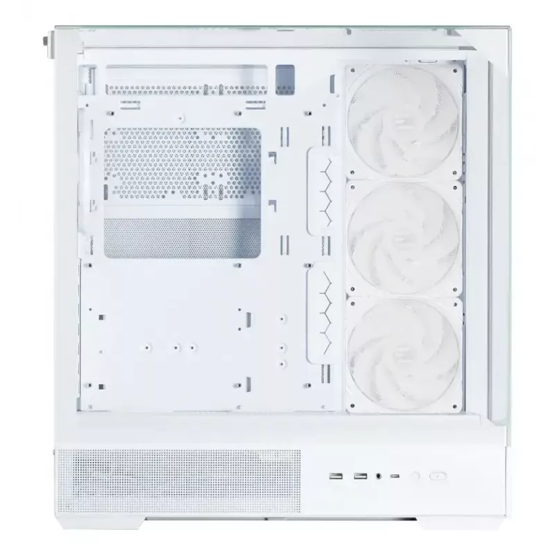 PC korpusas Zalman P40 Prism Plus White Midi Tower