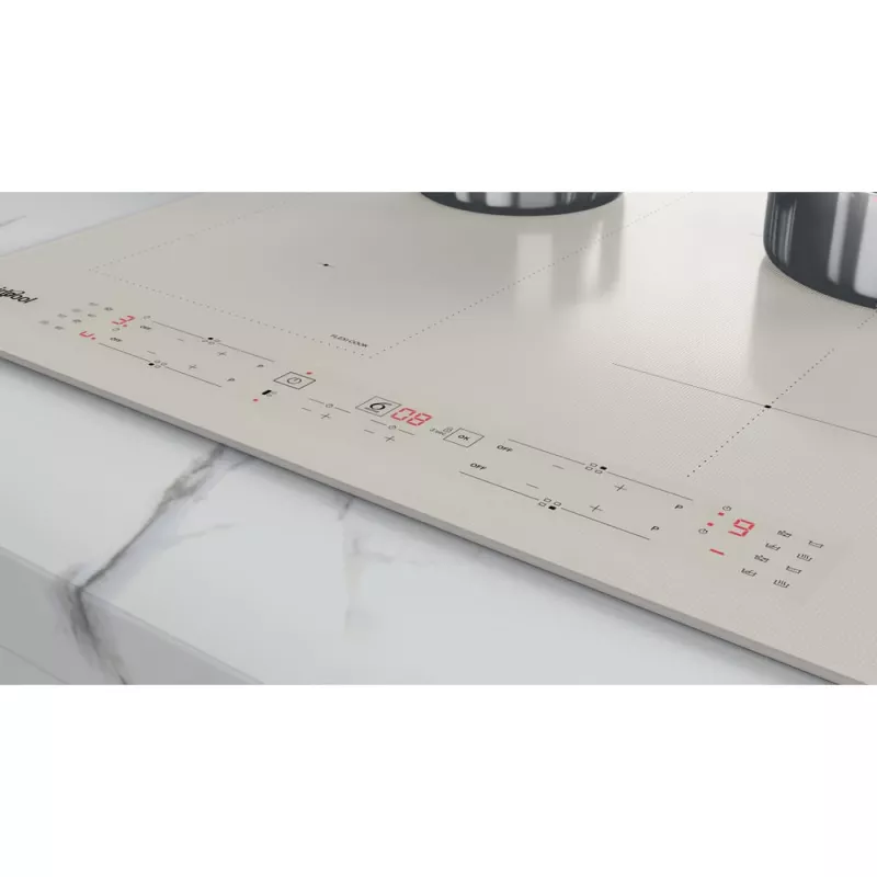 Whirlpool WLB6860NE/S Sidabrinė įmontuojama zoninė indukcinė kaitlentė 4 zonos