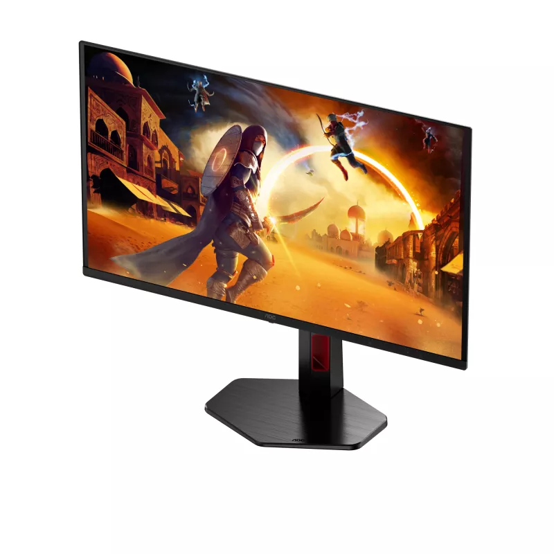 AOC G4 Q27G4SDR kompiuterio monitorius 67,3 cm (26,5 colio) 2560 x 1440 pikselių Quad HD QD-OLED juodas, raudonas