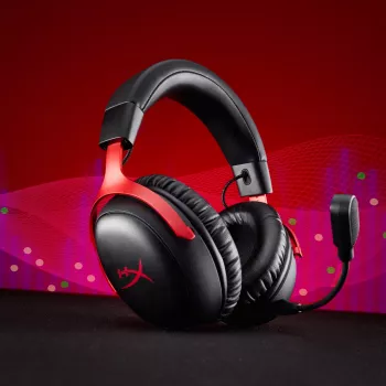HyperX Cloud III S Wireless – Belaidės žaidimų ausinės (Juodos)