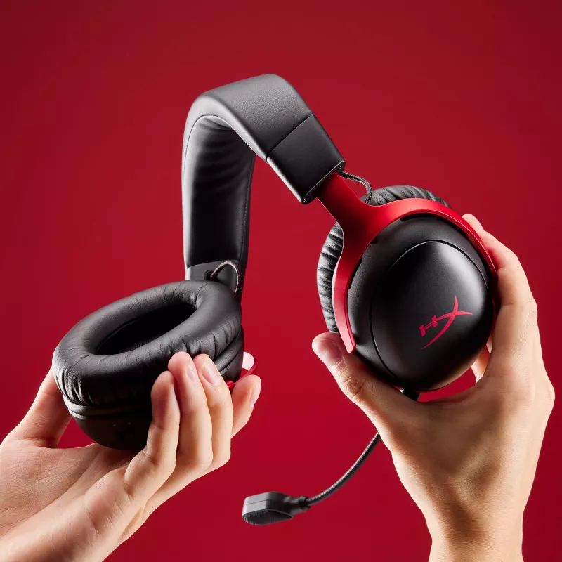 HyperX Cloud III S Wireless – Belaidės žaidimų ausinės (Juodos)