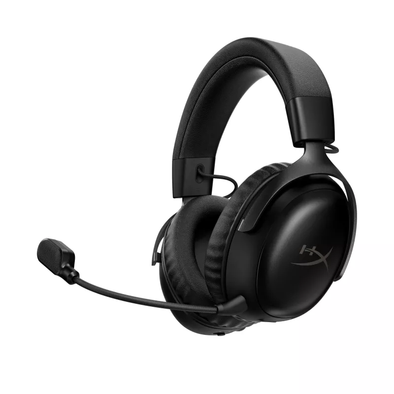 HyperX Cloud III S Wireless – Belaidės žaidimų ausinės (Juodos)
