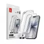 Grūdinto stiklo apsauginis stikliukas Crong EasyShield 2 vnt. paketas, skirtas iPhone 17 / 17 Pro / 16 Pro, aliumosilikatinis, blizgus