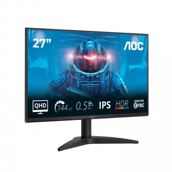 AOC B3 Q27B36X kompiuterio monitorius 68.6 cm (27 colių) 2560 x 1440 pikselių Quad HD LED juodas