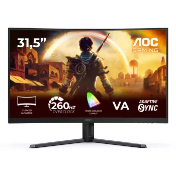 AOC G4 C32G42ZE žaidimų monitorius 80 cm (31.5 colio) 1920 x 1080 pikselių Full HD LED juodas, raudonas