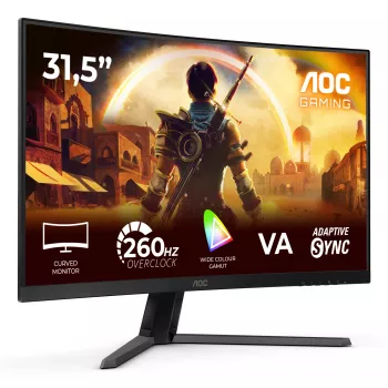 AOC G4 C32G42ZE žaidimų monitorius 80 cm (31.5 colio) 1920 x 1080 pikselių Full HD LED juodas, raudonas