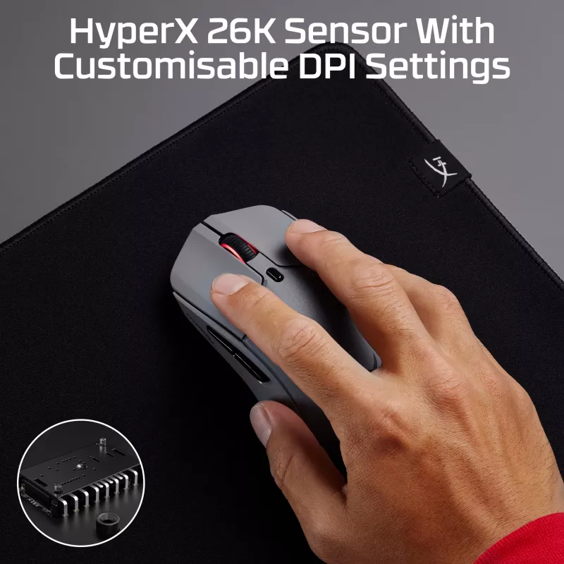 HyperX Pulsefire Haste 2 Pro – 4K belaidė žaidimų pelė