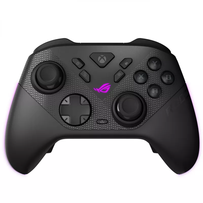 Valdiklis ASUS ROG Raikiri II XBox WL — Bluetooth, RF, USB Type-C, PC/Xbox One/Series S/X, Juodas, 2,5 m laidas, iki 50 h baterija