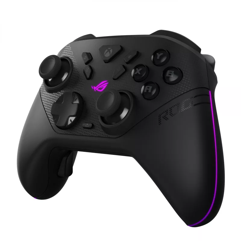 Valdiklis ASUS ROG Raikiri II XBox WL — Bluetooth, RF, USB Type-C, PC/Xbox One/Series S/X, Juodas, 2,5 m laidas, iki 50 h baterija