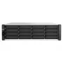 QNAP ES1686dc R2 NAS stelažas (3U) Intel® Xeon® D D-2142IT 48 GB DDR4 0 TB QNAP QES juoda, pilka