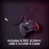 HyperX Clutch Tanto Mini WD žaidimų valdiklis, džoistikas, Xbox, Xbox One, laidinis, USB, juodas, 2,95 m