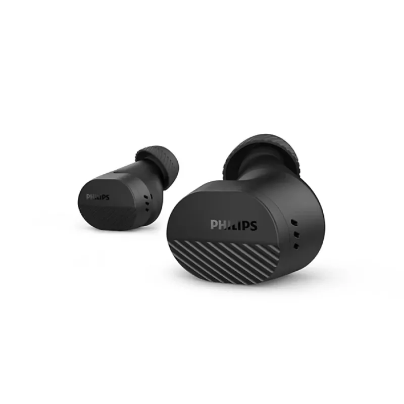 Philips 5000 serijos TAT5000BK/00 belaidžiai ausiniai į ausį su Bluetooth ir aktyviu triukšmo slopinimu, juodi
