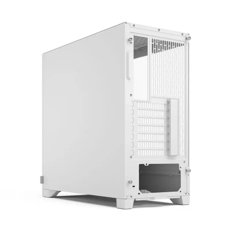 Fractal Design Pop 2 Air White TG RGB Midi Tower korpusas — ATX/Micro‑ATX/Mini‑ITX, grūdintas stiklas, 3x120 mm priekiniai RGB ventiliatoriai