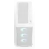 Fractal Design Pop 2 Air White TG RGB Midi Tower korpusas — ATX/Micro‑ATX/Mini‑ITX, grūdintas stiklas, 3x120 mm priekiniai RGB ventiliatoriai