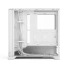 Fractal Design Pop 2 Air White TG RGB Midi Tower korpusas — ATX/Micro‑ATX/Mini‑ITX, grūdintas stiklas, 3x120 mm priekiniai RGB ventiliatoriai