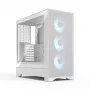 Fractal Design Pop 2 Air White TG RGB Midi Tower korpusas — ATX/Micro‑ATX/Mini‑ITX, grūdintas stiklas, 3x120 mm priekiniai RGB ventiliatoriai