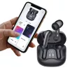 Belaidės ausinės Audiocore AC591 PRO – hibridinis ANC, ENC, 6 mikrofonų, USB‑C įkrovimas, iki 9h veikimo, suderinamos su Tuya, juodos