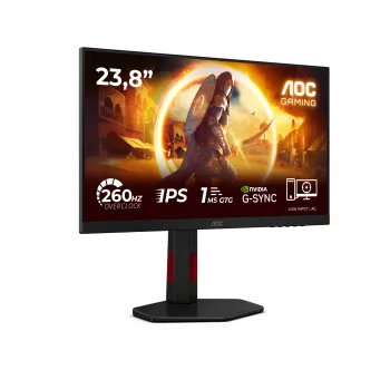 AOC G4 24G4ZR monitorius 60.5 cm (23.8 col.) 1920 x 1080 pikselių Full HD LED juodas, raudonas