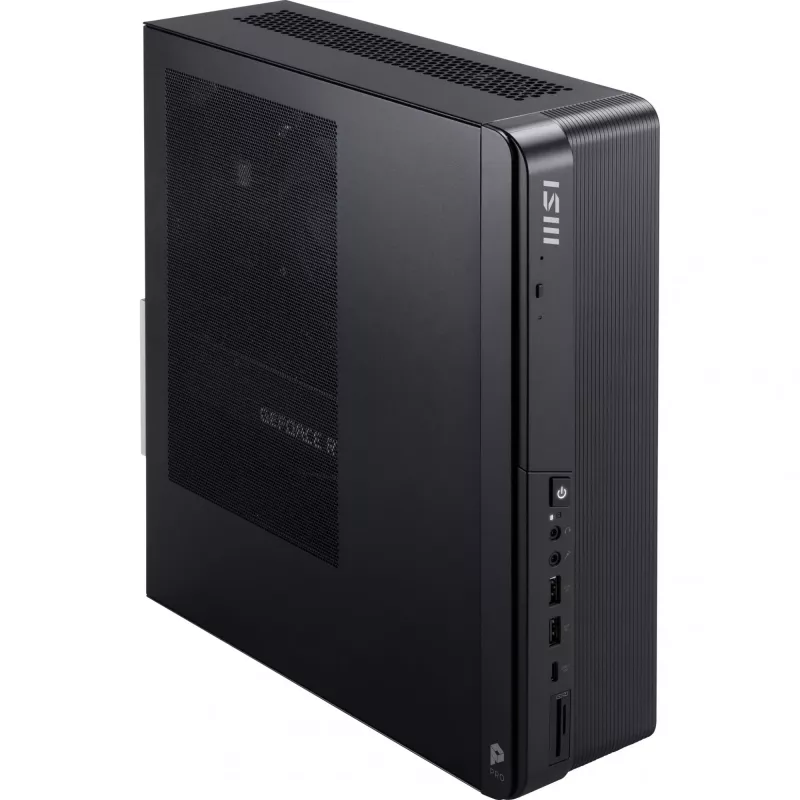 Stalinis kompiuteris MSI PRO DP80 AI A2G-083XEU — Core Ultra 5 225, 16 GB RAM, 512 GB SSD, Intel UHD, AX211 Wi‑Fi 6E, be OS, juodas
