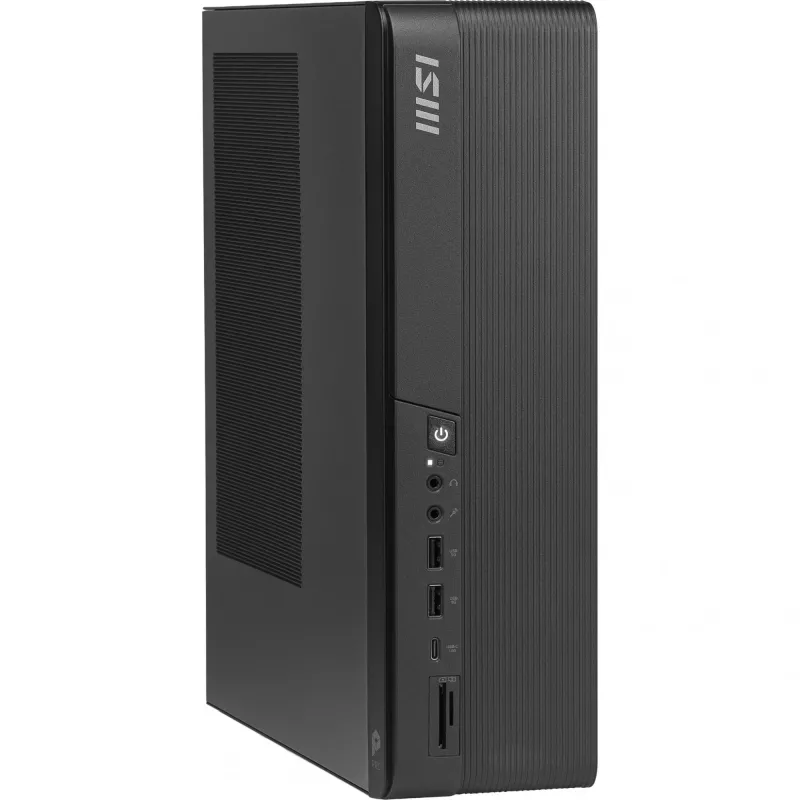 Stalinis kompiuteris MSI PRO DP80 AI A2G-083XEU — Core Ultra 5 225, 16 GB RAM, 512 GB SSD, Intel UHD, AX211 Wi‑Fi 6E, be OS, juodas