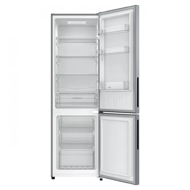 Candy City Combi CCG3L517ES laisvai pastatomas šaldytuvas, 262 L, sidabrinės spalvos