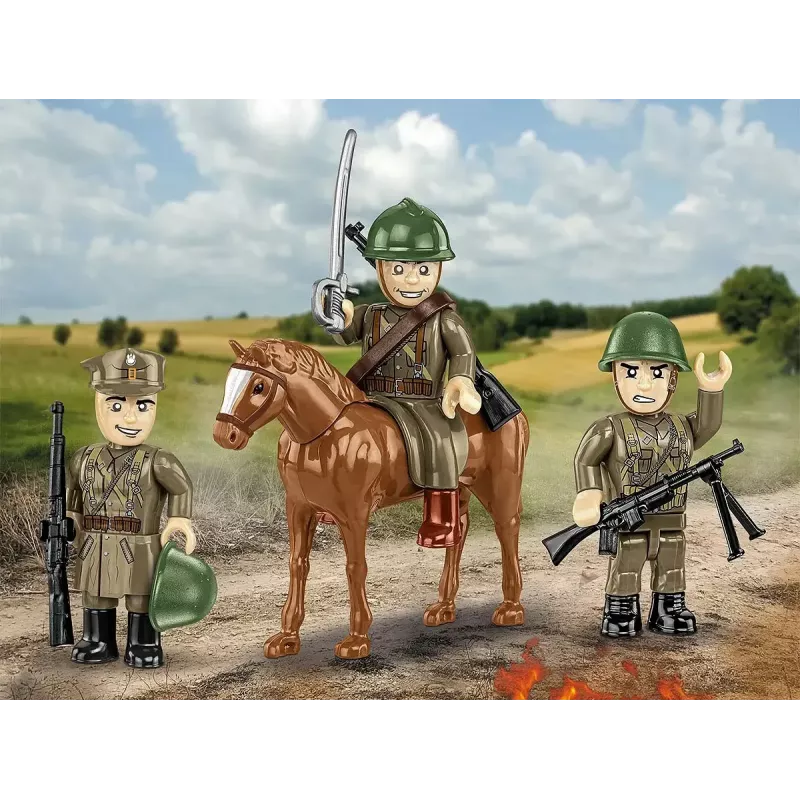 Cobi blokeliai Lenkų ulonai 44 detalių konstruktorius COIB-2062