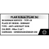 Cobi Blocks Sd.Kfz.8 su 8.8 cm Flak 36 statybos rinkinys, 975 dalių