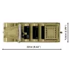 Cobi Blocks Sd.Kfz.8 su 8.8 cm Flak 36 statybos rinkinys, 975 dalių