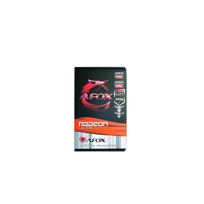 Vaizdo plokštė AFOX Radeon HD 6450 2GB DDR3 64-bit DVI HDMI VGA Low Profile Passive AF6450-2048D3L9-V2