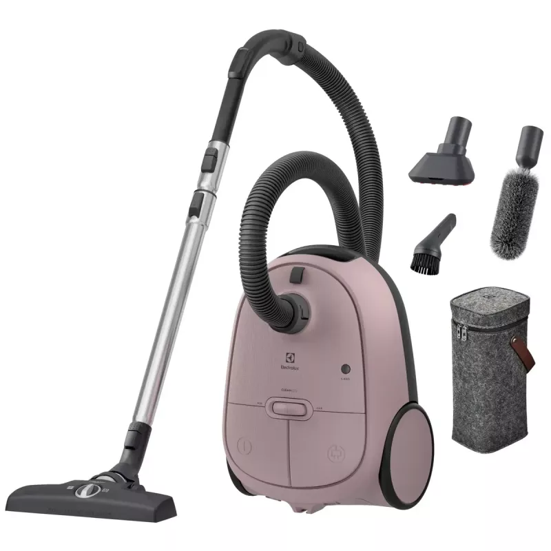 Cikloninis dulkių siurblys Electrolux EB61CWPTD – 850 W, 3,5 L dulkių maišas, sausas valymas, rožinė