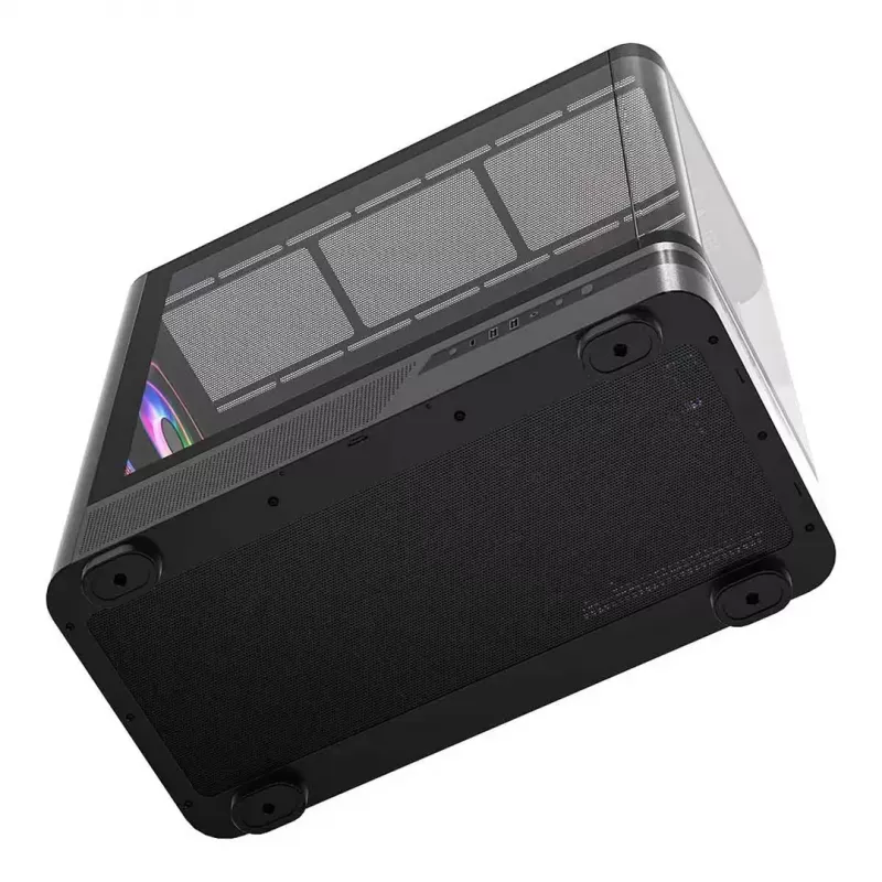 Korpusas MODECOM VOLCANO AQ200 ARGB MIDI juodas