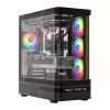 Korpusas MODECOM VOLCANO AQ200 ARGB MIDI juodas