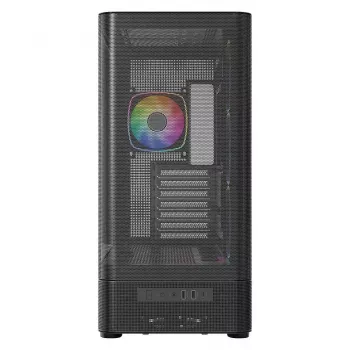 Korpusas MODECOM VOLCANO AQ400 ARGB MIDI Juodas — MODECOM MC-A-AQ400-4FA-B