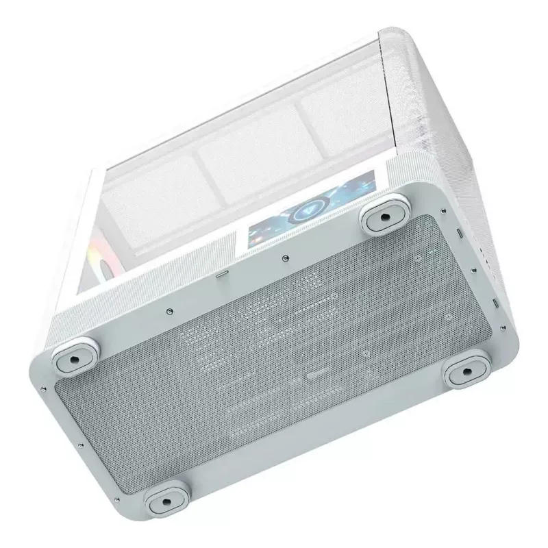 MODECOM VOLCANO AQ400 ARGB MIDI korpusas, baltas