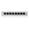 Valdomas L2 Gigabit Ethernet komutatorius Zyxel GS1200-8V3 — 8x RJ-45 10/100/1000, 16 Gbit/s, MAC 4000, stalinis, pilkas